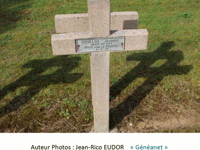 Tombe deROUILLON Maurice à <a HREF=fotom2l.php?necro=149>  <U>Ambleny (Necropole Nationale "Le Bois ROBERT "ex-"Bois Roger")</U> </A> N 81