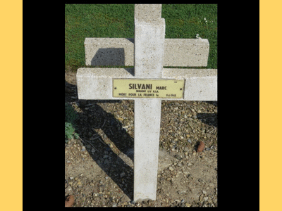 Tombe deSILVANI Marc à <a HREF=fotom2l.php?necro=75>  <U>Soupir NÂ° 2 (NÃ©cropole nationale)</U> </A> 2358