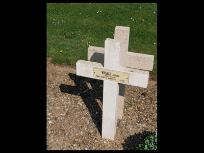 Tombe deVITALI Pierre à <a HREF=fotom2l.php?necro=75>  <U>Soupir NÂ° 2 (NÃ©cropole nationale)</U> </A> 2274