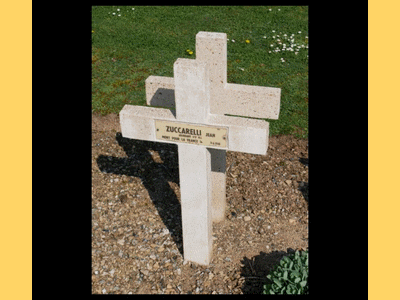 Tombe deZUCCARELLI Jean à <a HREF=fotom2l.php?necro=75>  <U>Soupir NÂ° 2 (NÃ©cropole nationale)</U> </A> 2265