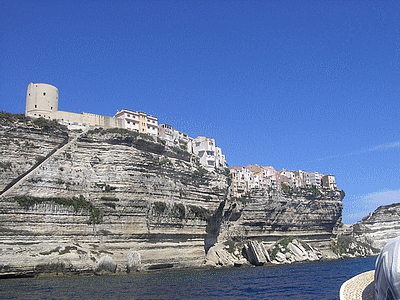 BONIFACIO vue de la mer