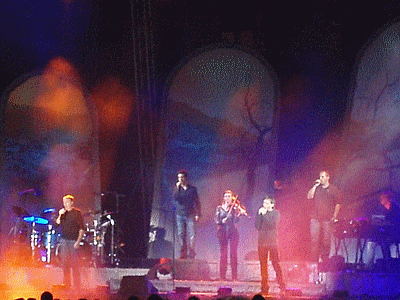 Concert des MUVRINI sur la place du Diamant á AJACCIO