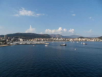 AJACCIO vu du pont du GIROLATA