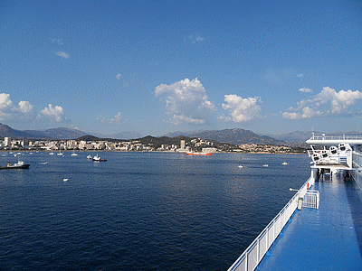 AJACCIO vu du pont du GIROLATA